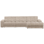 Second date chaise longue rechts grove ribstof