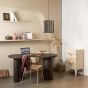 Merge ladekast 4 lades hout - greige