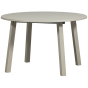 Janne uitschuifbare eettafel rond eiken - dakargrau