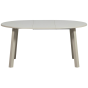 Janne uitschuifbare eettafel rond eiken - dakargrau