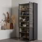 Arles vaas glas met streep - naturel