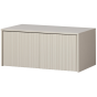 New gravure kistbank grenen dust