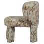 Upke fauteuil met dessin - naturel/bruin