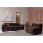 Baggy 2-zits bank 3D chenille