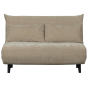 Xem 1-persoons slaapbank velvet - naturel
