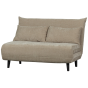 Xem 1-persoons slaapbank velvet - naturel