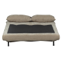 Xem 1-persoons slaapbank velvet - naturel