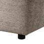 Tibas chaise longue rechts geweven stof - zand