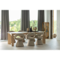 Gianna vaas aluminium - zand