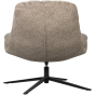 Arve draaifauteuil bedrukte stof - naturel melange