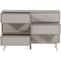 Tours ladekast 6 lades melamine/mdf - zand