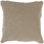 Fayden kussen set van 3 chenille - bruin/naturel