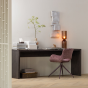 Maan sidetable mdf - donkerbruin