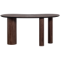 Sun organische sidetable/bureau recucled teak - bruin
