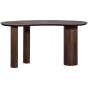 Sun organische sidetable/bureau recucled teak - bruin