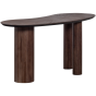 Sun organische sidetable/bureau recucled teak - bruin