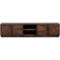 Sun tv-meubel met open vak recycled teak - bruin