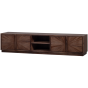Sun tv-meubel met open vak recycled teak - bruin