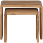 Jasmijn bijzettafel set van 2 recycled teak - naturel