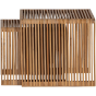 Jasmijn bijzettafel set van 2 recycled teak - naturel