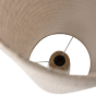 Loft vloerlamp metaal/bouclé 130xø30 cm - naturel met strepen