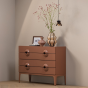 Elle hanglamp klein glas - bruin