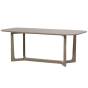 Ferion eettafel 180x90 cm mangohout - mud