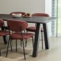 Tablo eettafel afgerond 160x90 cm - mystic brown