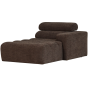 Novi chaise longue element arm rechts melange