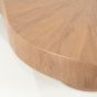 Bobbie salontafel organisch hout - lichtbruin