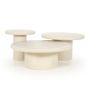 Jade bijzettafel ø45 cm - beige