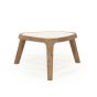 Fred salontafel organisch klein - naturel/marmer