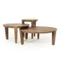 Davina salontafel rond ø80 cm - naturel
