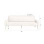 Preston 3-zits bank - beige