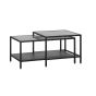 Olan glazen salontafel - zwart