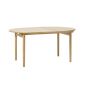 Leif eiken tafelblad - 45 x 120 cm - naturel