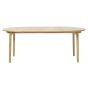 Leif eiken tafelblad - 45 x 120 cm - naturel