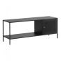 Sigurd metalen dressoir - 1 deur - 120 cm - zwart