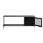 Sigurd metalen dressoir - 1 deur - 120 cm - zwart