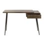 Marino sidetable - 120 cm - acaciahout - bruin