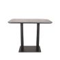 Restaurant/Bartafel 120x70x92 cm - sloppy edge - zwart