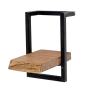 Woody metaal wandplank 20 cm