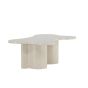 Kensuke organische salontafel - 120 x 80 cm - beige