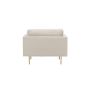 Sino fauteuil - ribstof - lichtgrijs