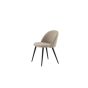 Zako eetkamerstoel - ruitpatroon - linnnenlook - beige