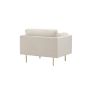 Sino fauteuil - ribstof - lichtgrijs