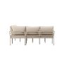 Jamal loungeset  - hoekbank en tafel - beige/zand