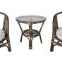 Tarek café set - naturel - rattan