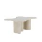 Kensuke organische salontafel - 120 x 80 cm - beige