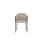 Eveline eetkamerstoel - velvet - beige